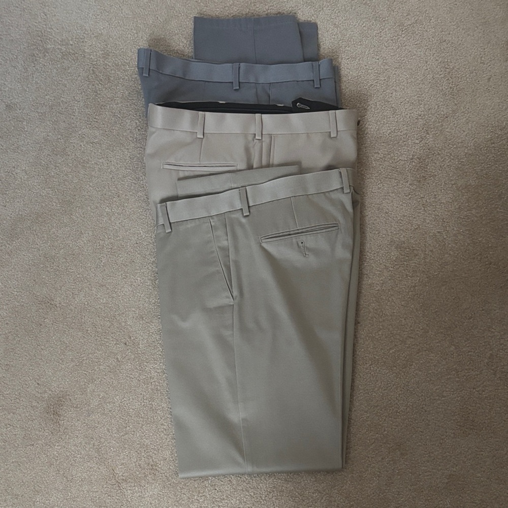 Men's Dockers Dress Pants  2 pairs
Size 36x32